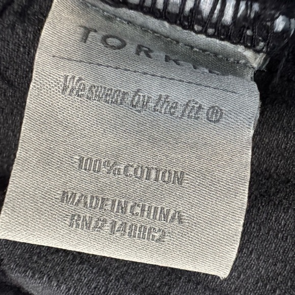 Torrid Denim twill Military Jacket black Jean Zip Coat woman’s 2 - Picture 9 of 11